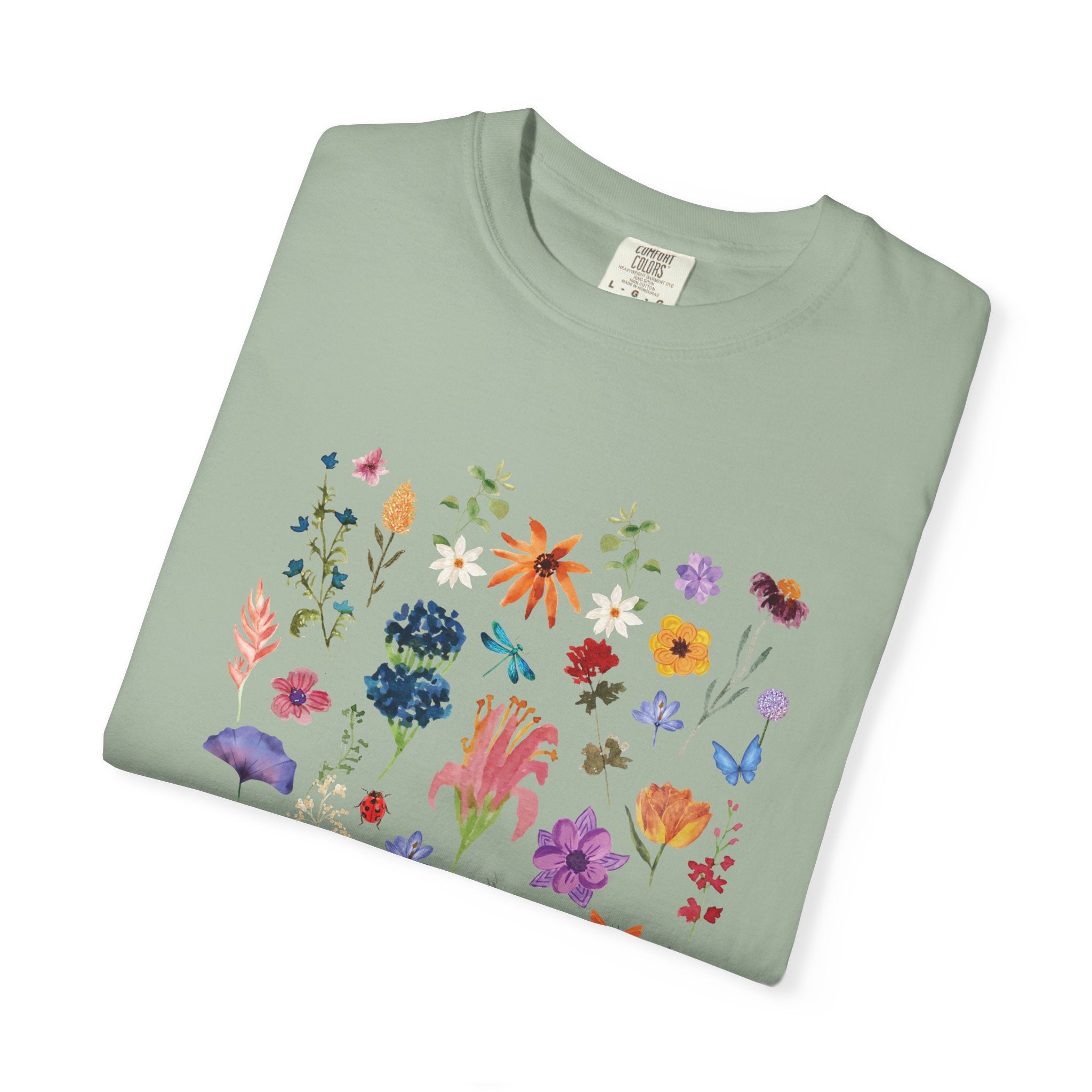Floral Wildflower Tee — “The Mother” Graphic Botanical T-Shirt