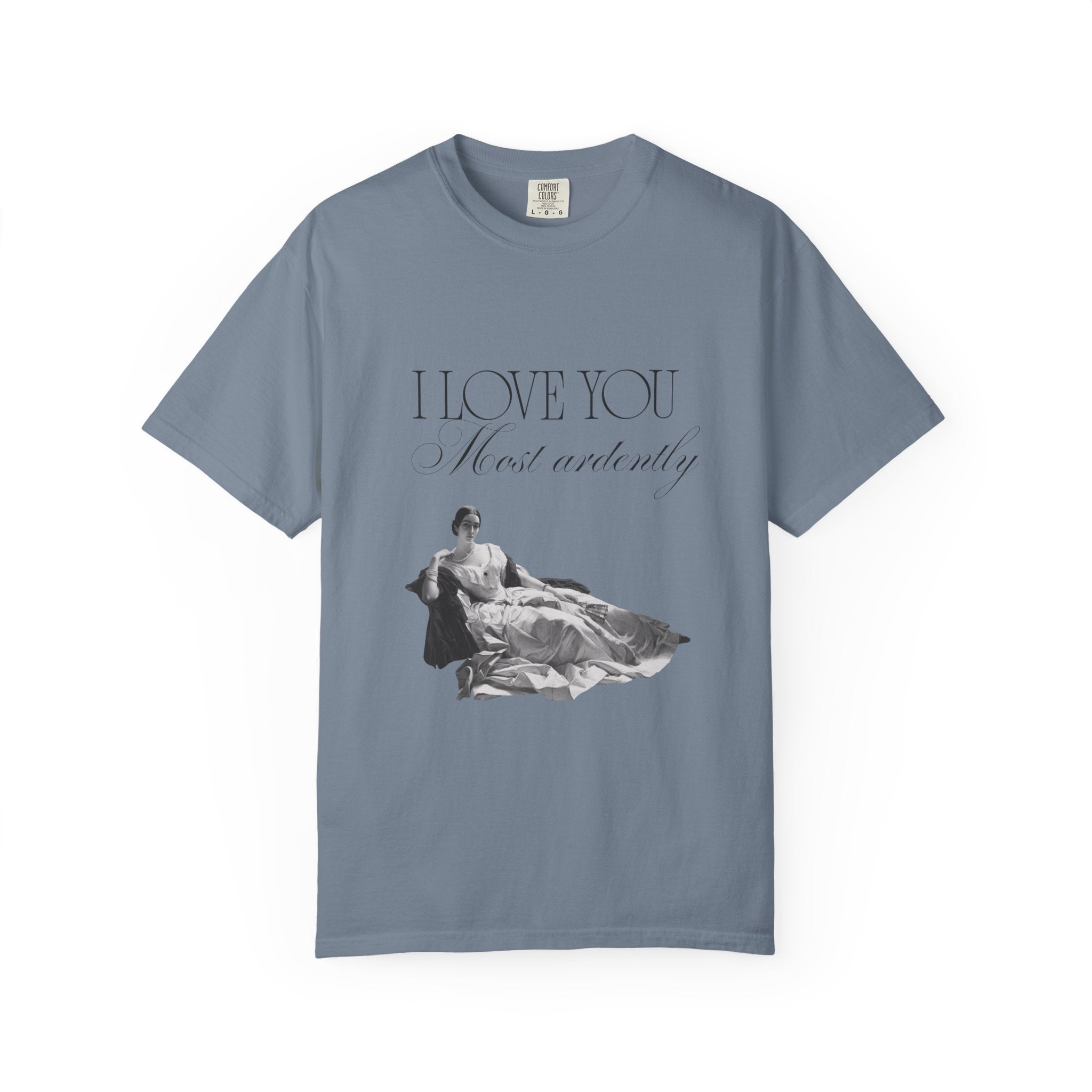Romantic Vintage 'I Love You Most Ardently' T-Shirt