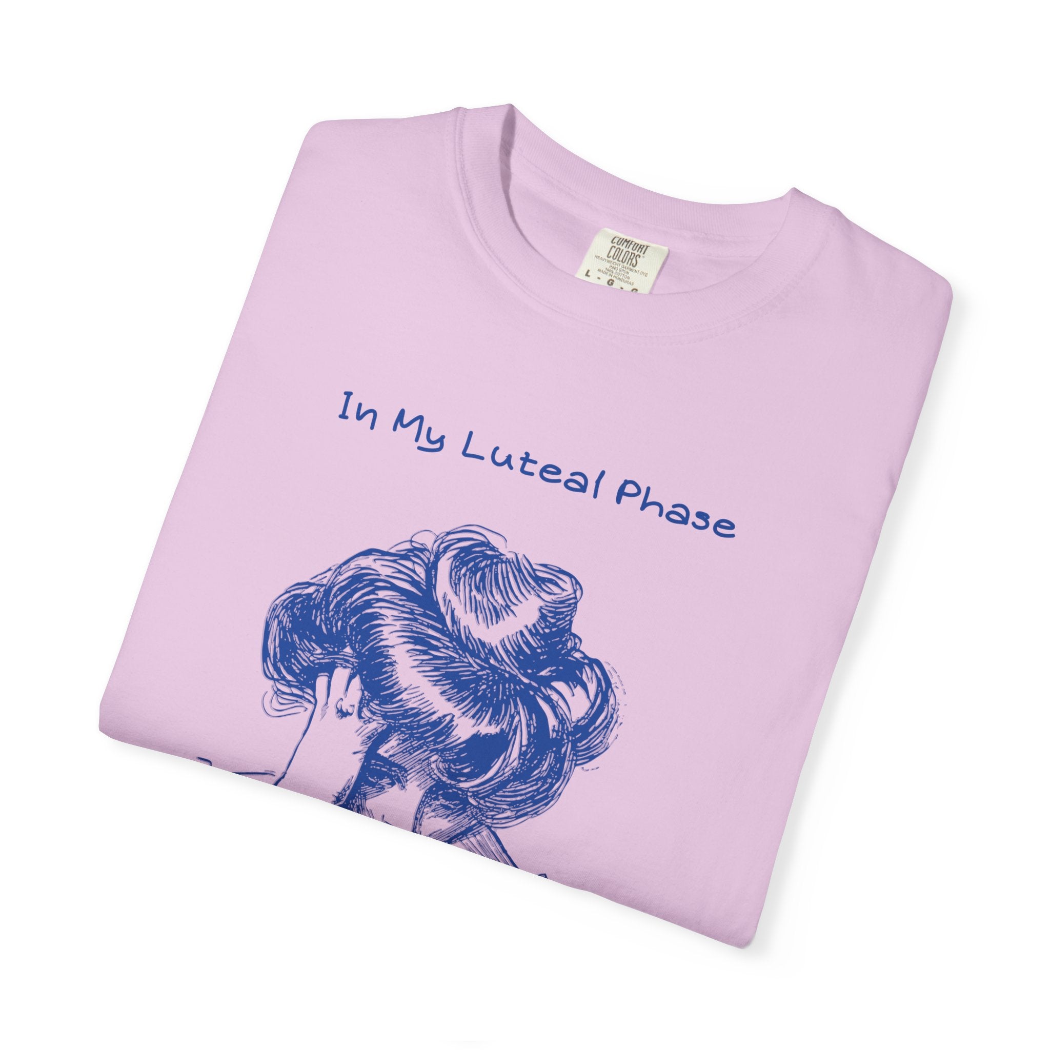 Luteal Phase Vintage Illustration Tee — "In My Luteal Phase" T-Shirt
