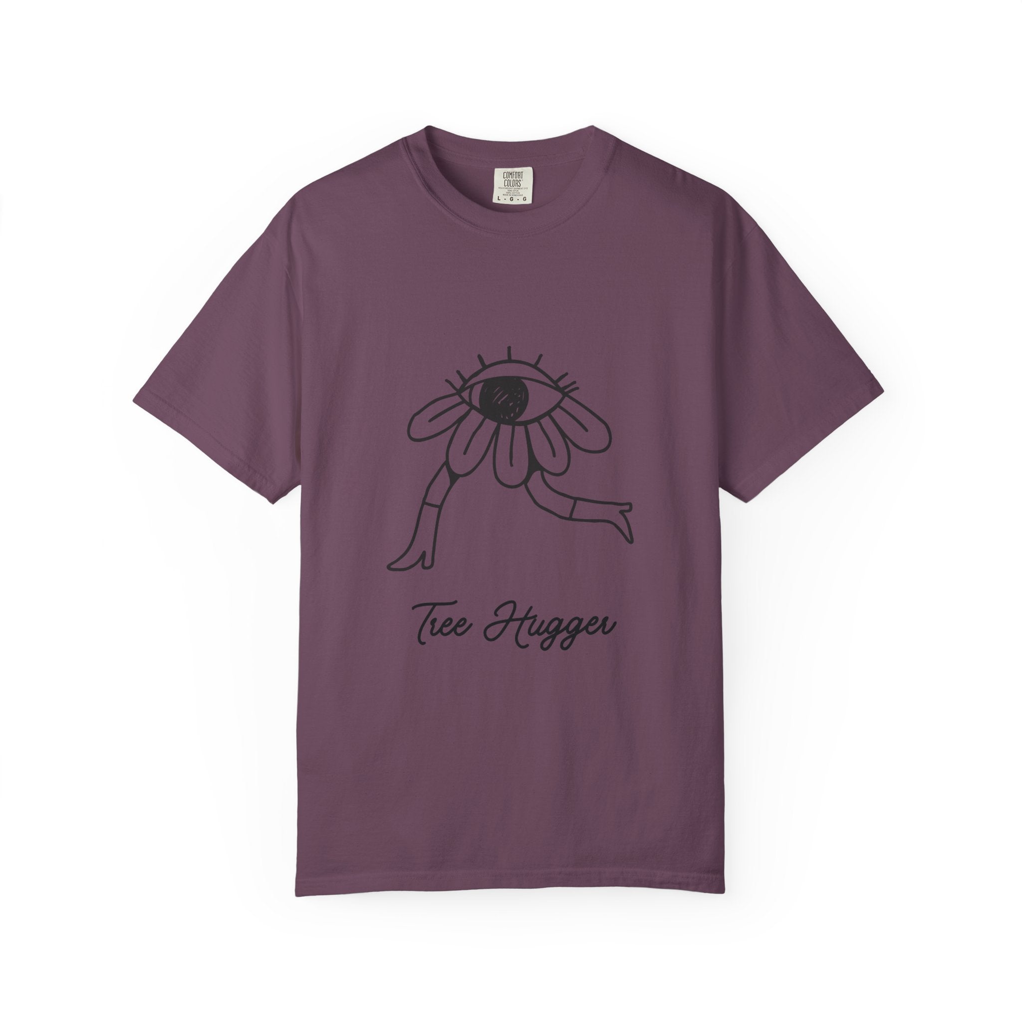 Tree Hugger Graphic T-Shirt — Daisy Eye Illustration