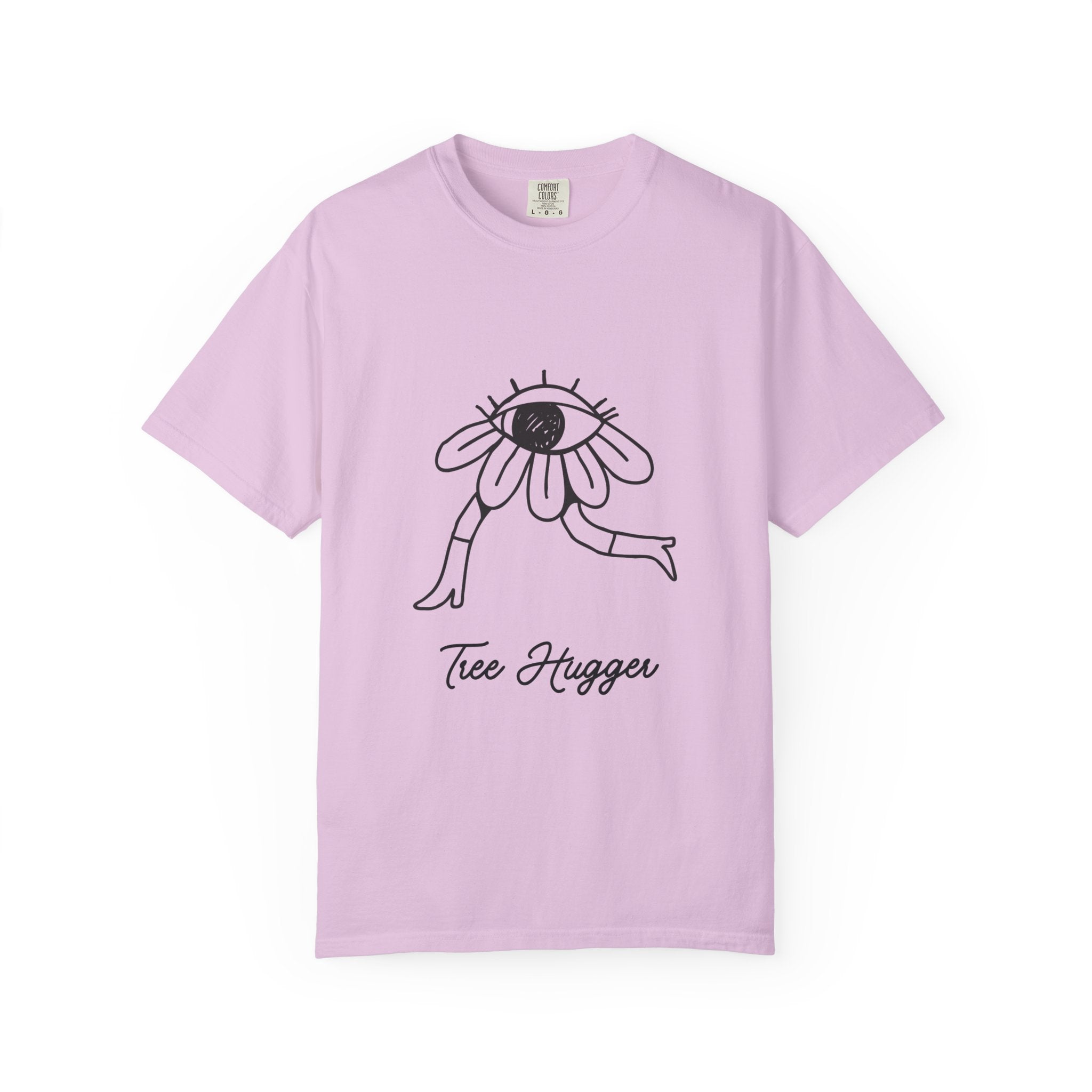 Tree Hugger Graphic T-Shirt — Daisy Eye Illustration
