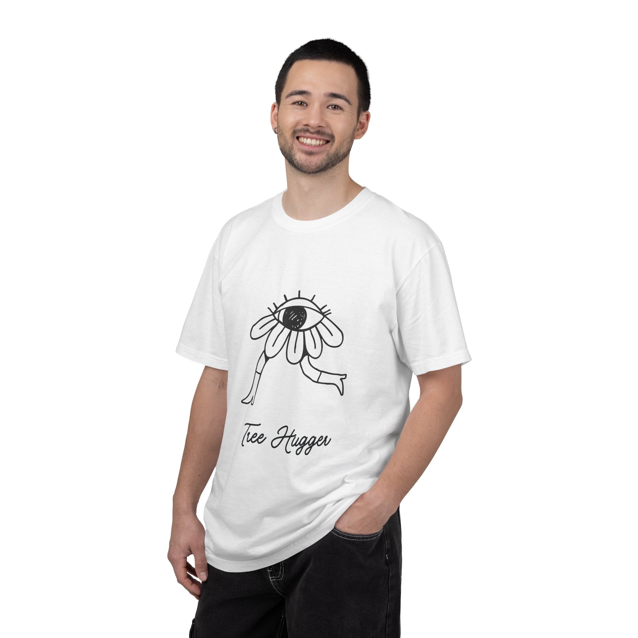 Tree Hugger Graphic T-Shirt — Daisy Eye Illustration
