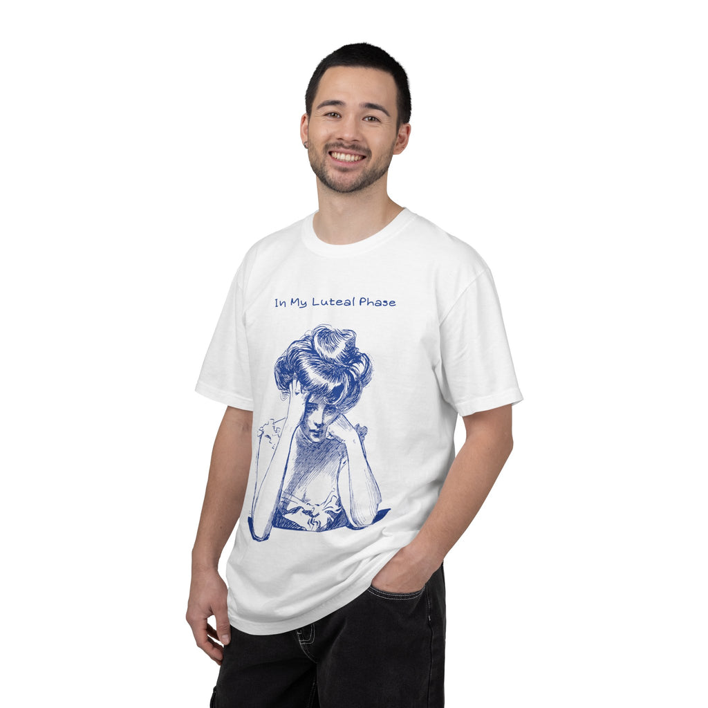 Luteal Phase Vintage Illustration Tee — "In My Luteal Phase" T-Shirt