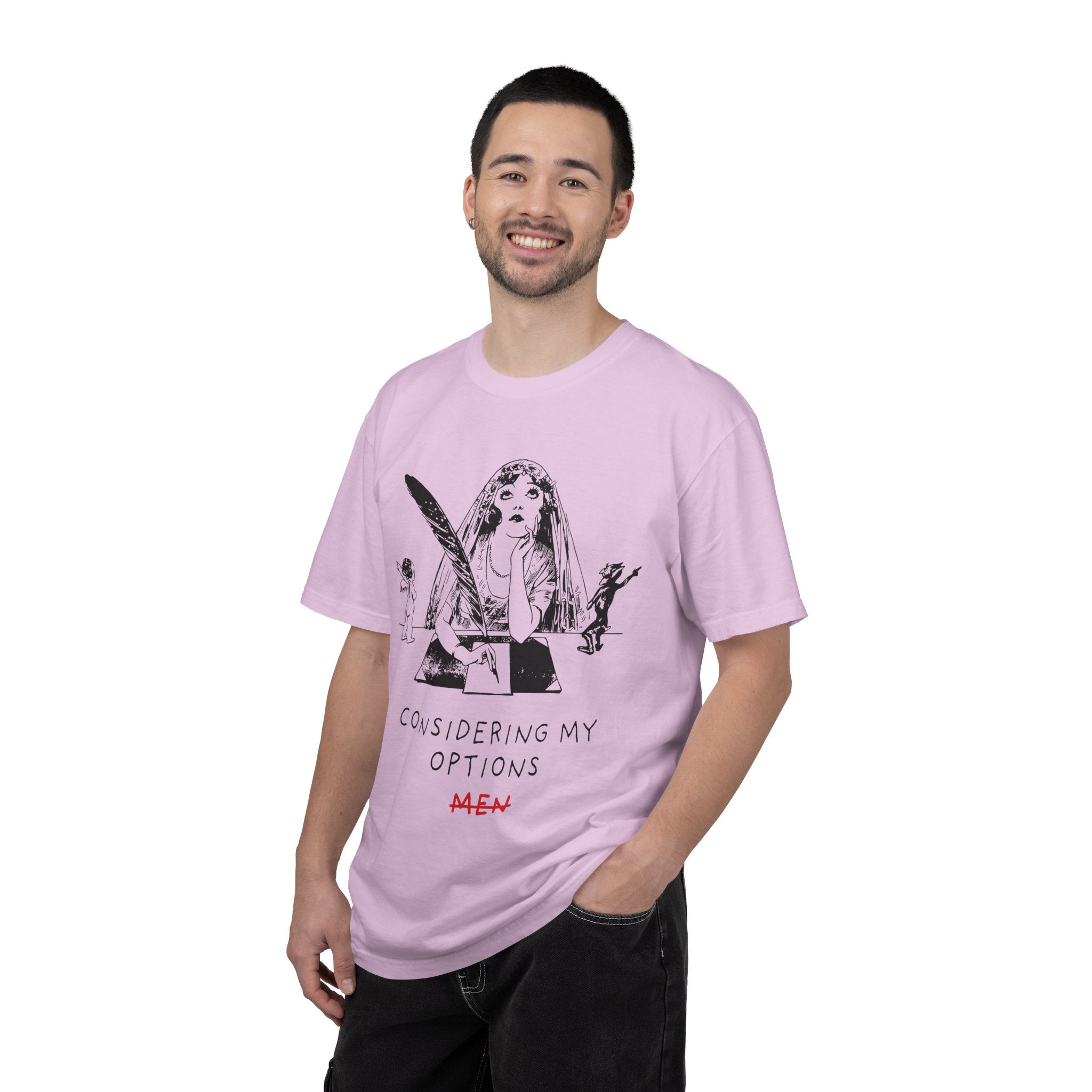 Considering My Options Men T‑Shirt — Feminist Graphic Tee