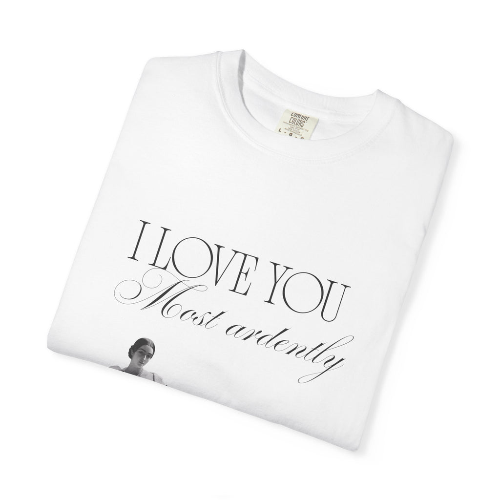 Romantic Vintage 'I Love You Most Ardently' T-Shirt