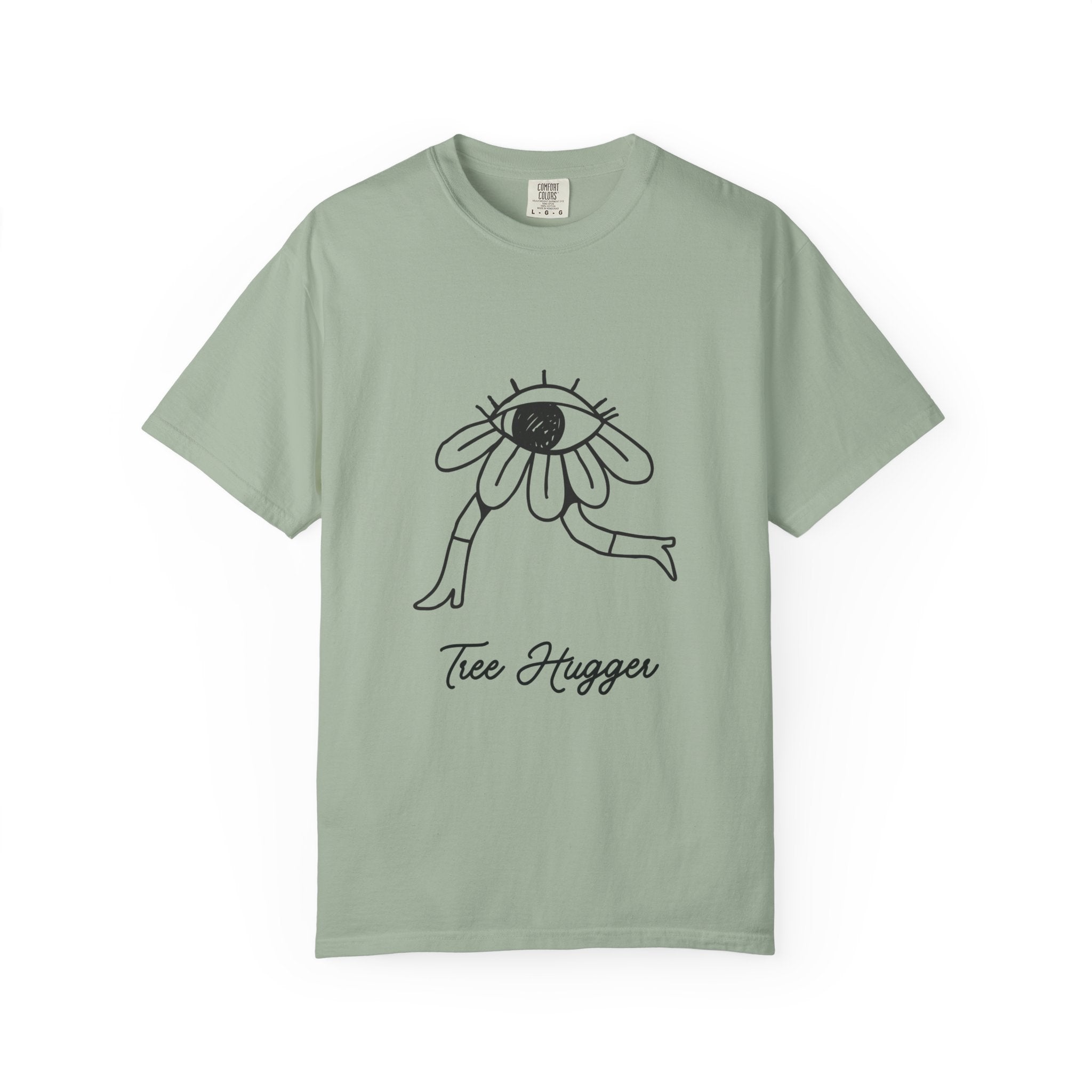 Tree Hugger Graphic T-Shirt — Daisy Eye Illustration