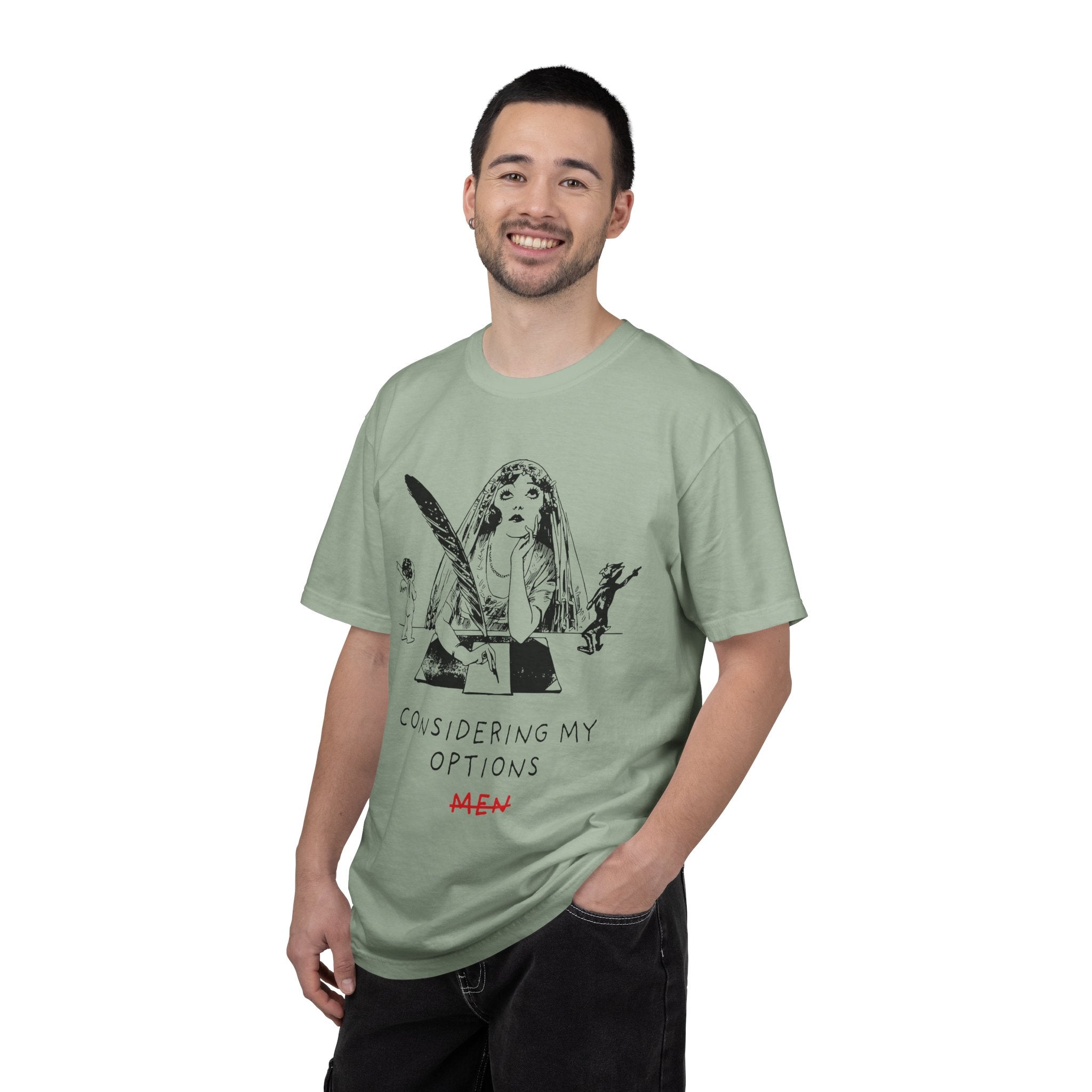 Considering My Options Men T‑Shirt — Feminist Graphic Tee