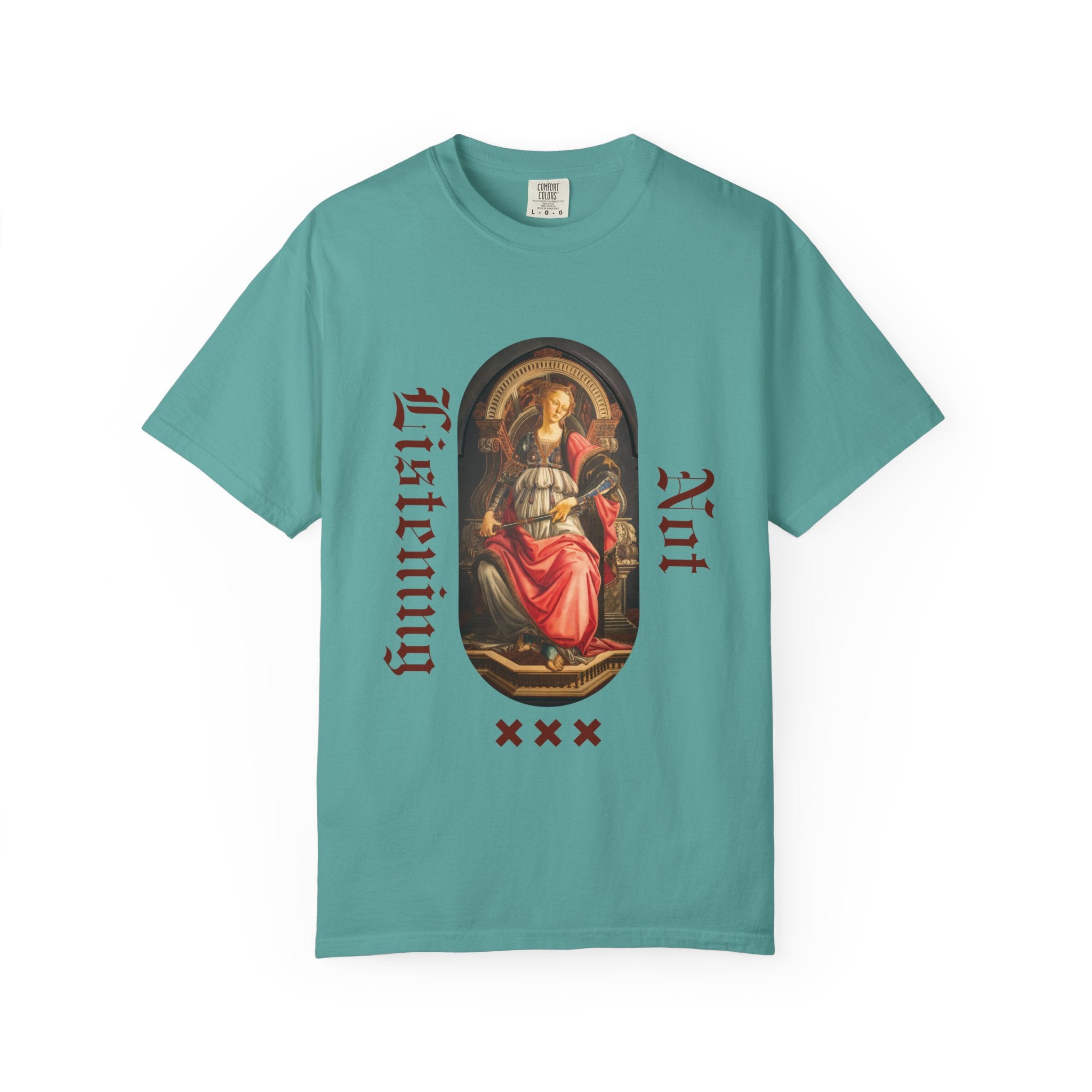 Art Vintage T-Shirt — 'Not Listening' Renaissance Graphic Tee