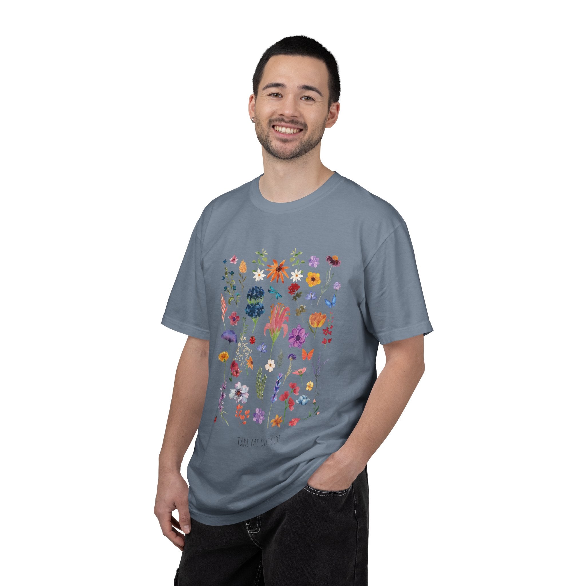 Floral Wildflower Tee — “The Mother” Graphic Botanical T-Shirt