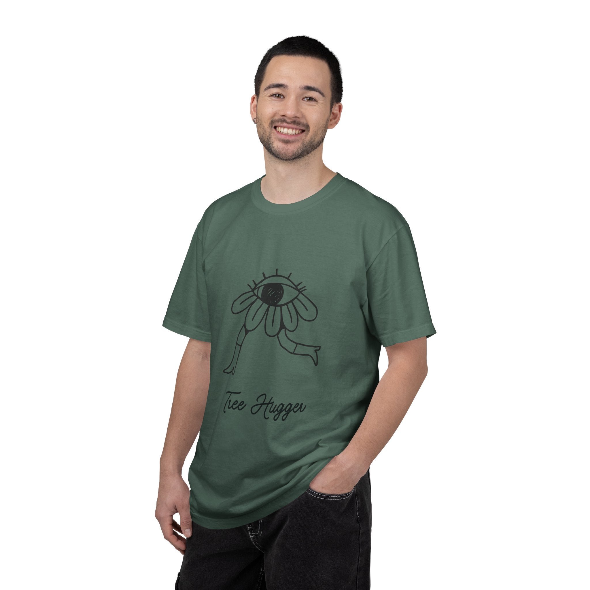 Tree Hugger Graphic T-Shirt — Daisy Eye Illustration