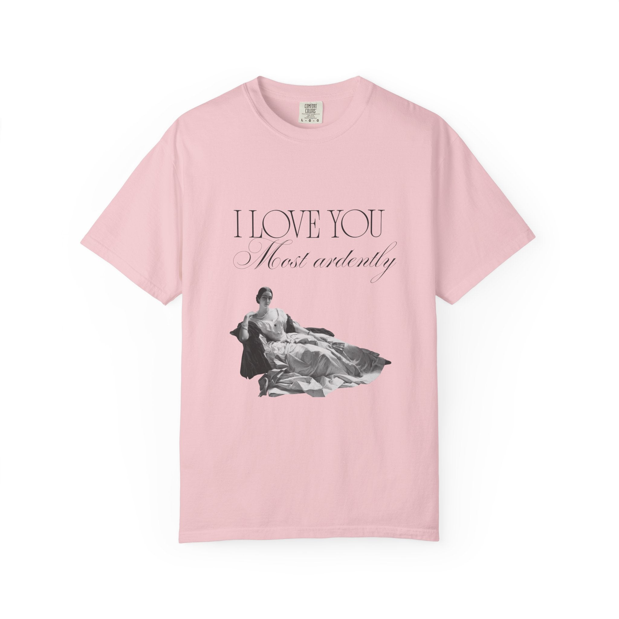 Romantic Vintage 'I Love You Most Ardently' T-Shirt